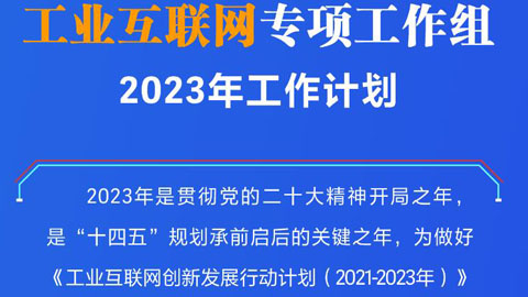 工業互聯網專項工作組2023年工作計劃
